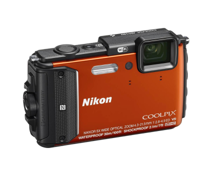 Aparat Nikon COOLPIX AW130 orange zestaw outdoor
